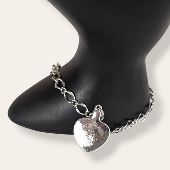 Metal Paw Print Chain Bracelet - Picture 3 of 5